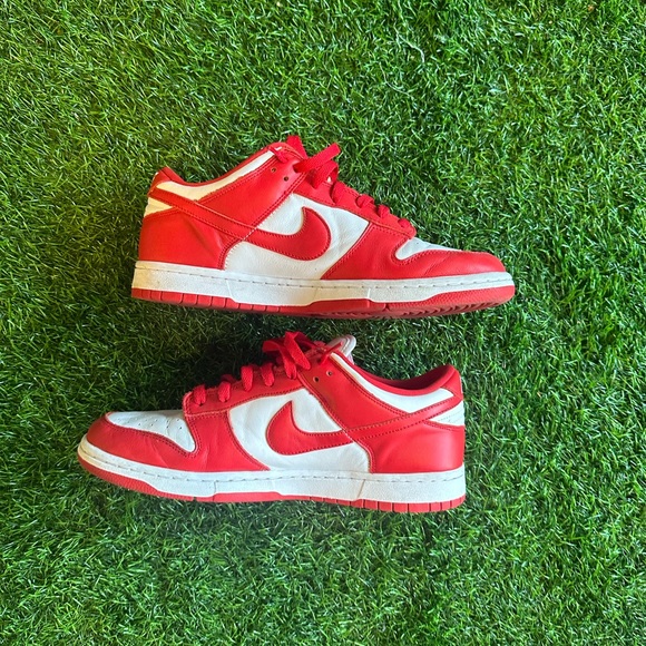 Nike Dunk Low 2020 University Red Sz 11 - Picture 2 of 6